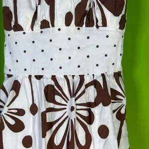 My Michelle | Dresses | My Michelle Brown And White Cocktail Sundress |  Poshmark